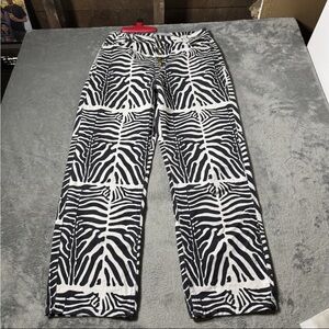 House of Sunny high rise Zebra Print Pants